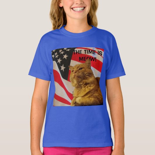 大統領旗のカボチャの時間だ Tシャツ (正面)