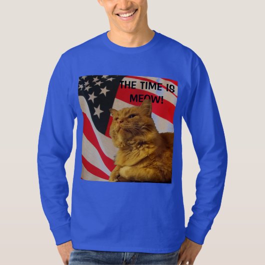 大統領旗のカボチャの時間だ Tシャツ (正面)
