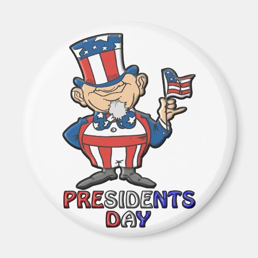 大統領日 マグネット (正面)