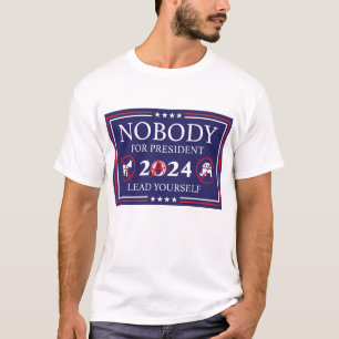 大統領用の誰も、無政府状態のシャツ Tシャツ