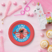 大統領用エルモ – 国旗 ペーパープレート (パーティー)