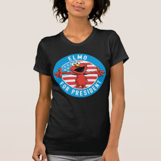 大統領用エルモ – 国旗 Tシャツ