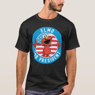 大統領用エルモ – 国旗 Tシャツ