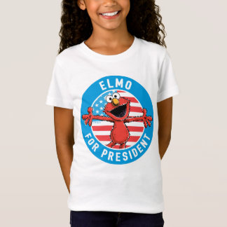 大統領用エルモ – 国旗 Tシャツ