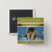 大統領祈りの言葉 缶バッジ (正面&裏面)