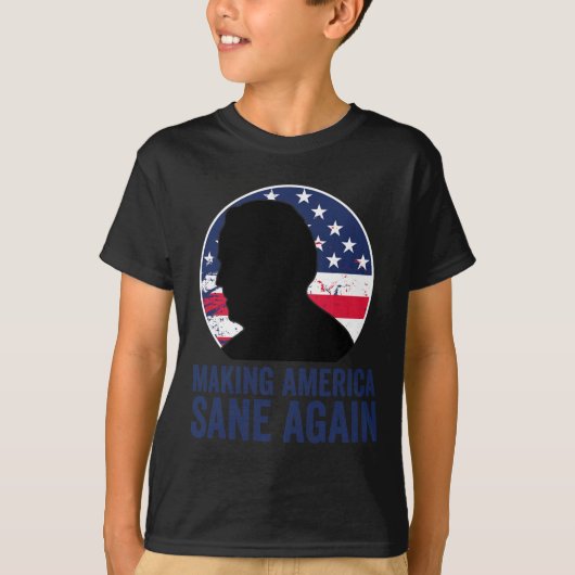 大統領選挙でアメリカを再び株式市場に輝かせる Tシャツ (正面)