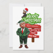 大統領選挙のお祝い 招待状 (正面)