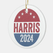 大統領選挙アメリカ民主党議員ハリス セラミックオーナメント (左)