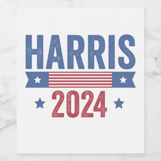 大統領選挙アメリカ民主党議員ハリス ワインラベル (シングルラベル)