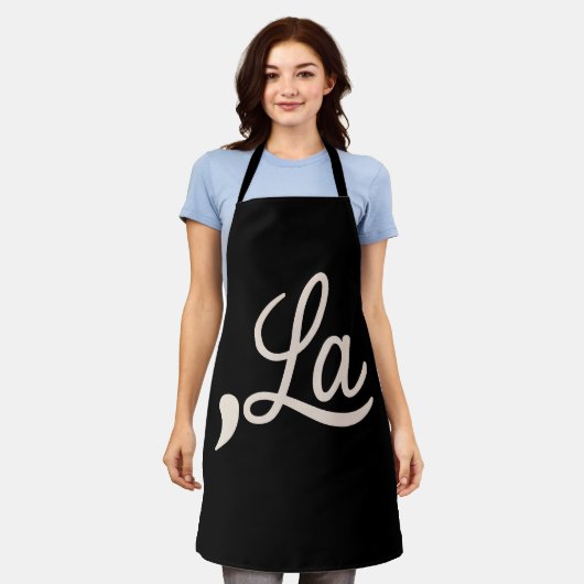 大統領選挙カマラへの2024年コンマおもしろいラ エプロン (着用した状態)