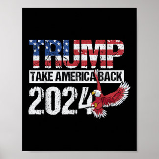 大統領選挙トランプのための米国国旗の切り札 ポスター