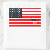 大統領選挙トランプ2016年長方形 長方形シール (バッグ)