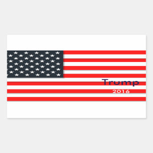 大統領選挙トランプ2016年長方形 長方形シール