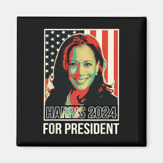 大統領選挙ハリス2024年大統領選挙 マグネット (正面)