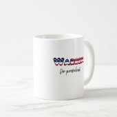 大統領選挙2020ワーレン コーヒーマグカップ (正面右)