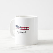 大統領選挙2020ワーレン コーヒーマグカップ (正面左)