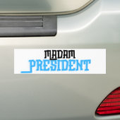 大統領閣下 バンパーステッカー (車上)