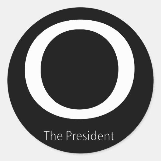 大統領閣下 ラウンドシール (正面)