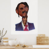 大統領閣下：ワシントンtoレーガン ポスター (キッチン)