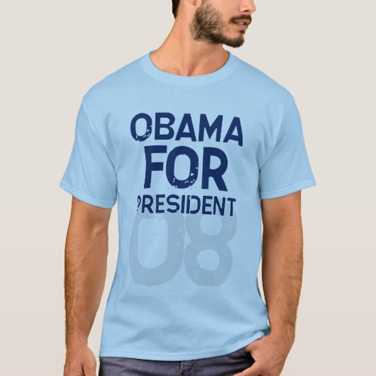 大統領08のためのオバマ Tシャツ (正面)