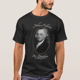 大統領1800年のTシャツのためのジョン・アダムズ Tシャツ