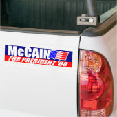 大統領2008バンパーステッカーのためのMcCain バンパーステッカー (トラック上)