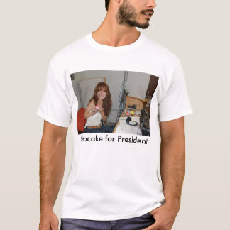 大統領2008年のためのカップケーキ Tシャツ