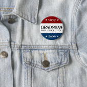 大統領2008年のためのBradshaw 缶バッジ (インサイチュ)