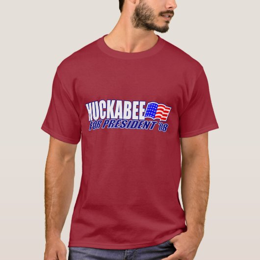 大統領2008年のTシャツのためのMike Huckabee Tシャツ (正面)