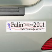 大統領2011年のためのPalin バンパーステッカー (車上)