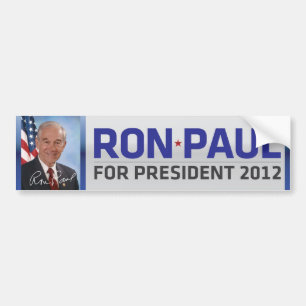 大統領2012バンパーステッカーのためのロン・ポール バンパーステッカー