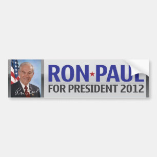 大統領2012バンパーステッカーのためのロン・ポール バンパーステッカー