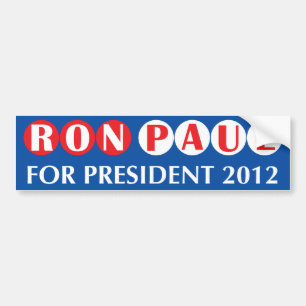 大統領2012バンパーステッカーのためのロン・ポール バンパーステッカー