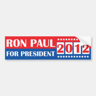 大統領2012バンパーステッカーのためのロン・ポール バンパーステッカー