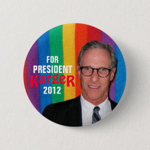 大統領2012ボタンのためのフレッドKarger 缶バッジ