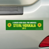 大統領2012年のためのジルステイン バンパーステッカー (車上)
