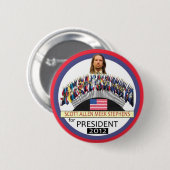 大統領2012年のためのスコットA.M. Stephens 缶バッジ (正面&裏面)