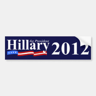 大統領2012年のためのヒラリー バンパーステッカー