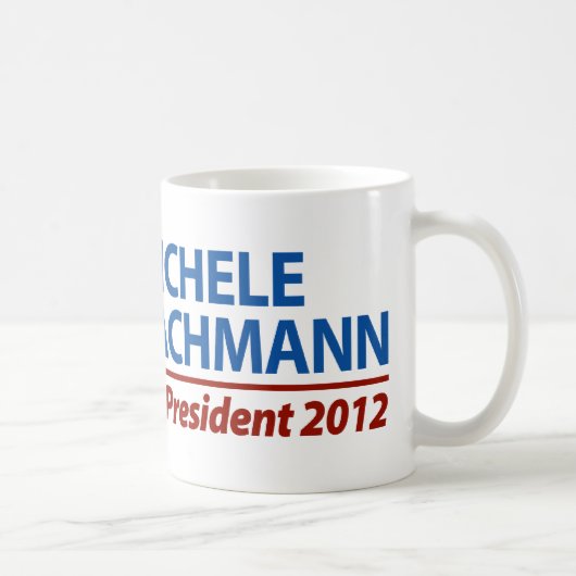大統領2012年のためのミケーレBachmann コーヒーマグカップ (右)