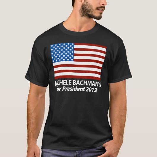 大統領2012年のためのミケーレBachmann Tシャツ (正面)