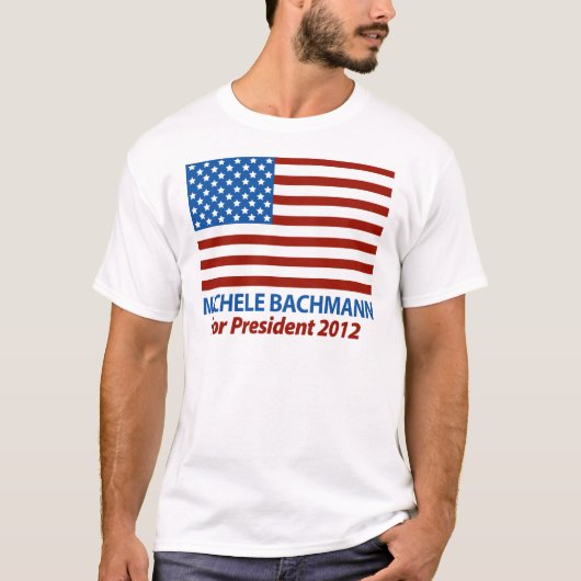 大統領2012年のためのミケーレBachmann Tシャツ (正面)