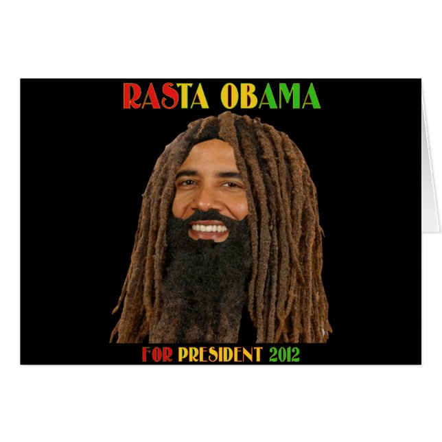 大統領2012年のためのラスタオバマ (正面横)