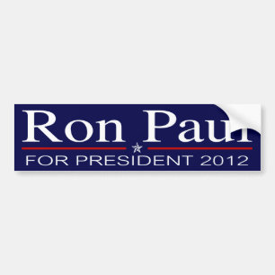 大統領2012年のためのロン・ポール バンパーステッカー