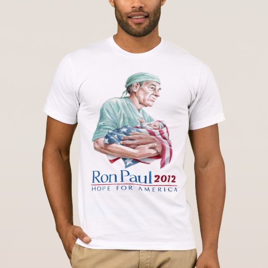 大統領2012年のためのロン・ポール Tシャツ (正面)
