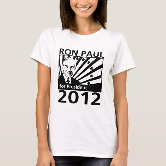 大統領2012年のためのロン・ポール Tシャツ (正面)