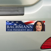 大統領2012年のためのBachmann バンパーステッカー (車上)