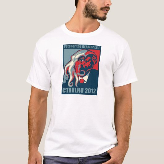大統領2012年のためのCthulhu Tシャツ (正面)