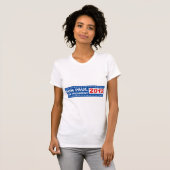 大統領2012年のTシャツの女性のためのロン・ポール Tシャツ (正面フル)