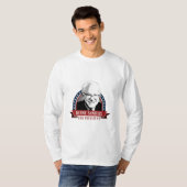 大統領2016のためのベルニーの研摩機は旗をちりばめました Tシャツ (正面フル)