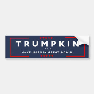 大統領2016のバンパーステッカーのためのTrumpkin バンパーステッカー